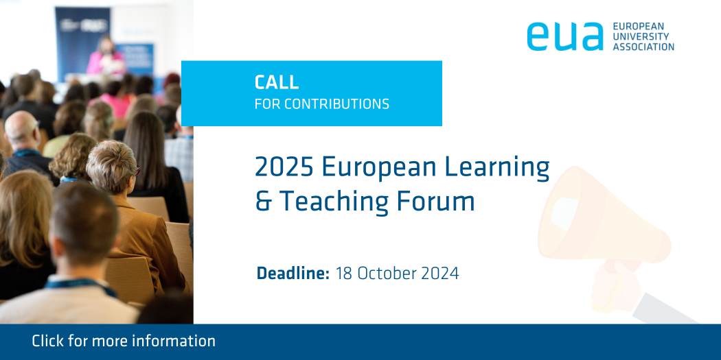 2025 European Learning & Teaching Forum: call for contributions